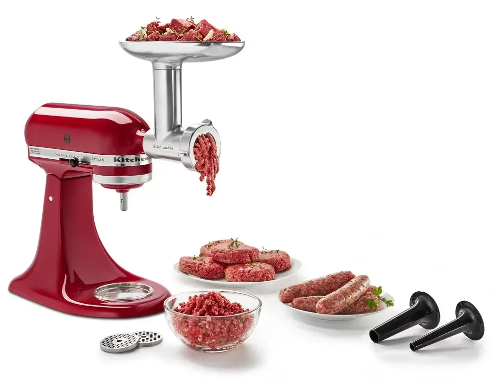 Le 5KSMMGA est le seul hachoir KitchenAid réellement disponible, un accessoire à monter sur un robot déjà possédé, pas un appareil…